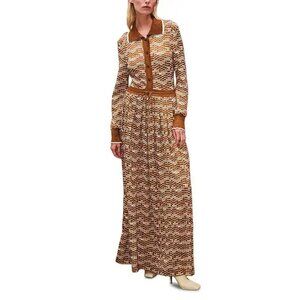 ALEMAIS  stephanie knit shirt dress